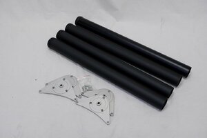 【アウトレット品】231222026 テーブル脚 4本セット 高さ70cm 700mm 黒脚 アイアン脚 アイアンレッグ diy DIY 中古