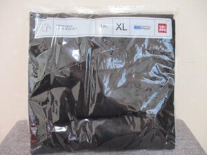 ☆彡★クルーネック　長袖Tシャツ　インナー　COOL　MAX★ユニクロ　XL☆　ブラック　 40101