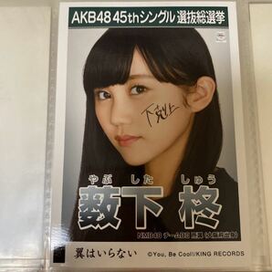 AKB48 薮下柊 翼はいらない 劇場盤 生写真 選抜総選挙 選挙ポスター NMB48の画像1