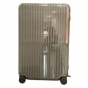 Rimowa Essential Check-In L キャリーケース エッセンシャル チェックインL 85L Slate Gloss 保存袋付 【中古】 N2312K314