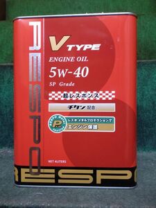 RESPO レスポ エンジンオイル V-タイプ V-TYPE 5W-40 4L