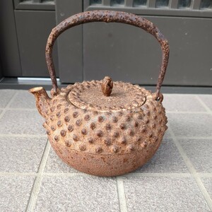 鉄瓶 急須 鬼霰 骨董品 昭和レトロ 茶道具