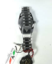 新品アウトレット　Izax Valentino メンズ 腕時計　シルバー　IVG-1000　アイザックバレンチノ　クォーツ 10気圧防水　ステンレス_画像5
