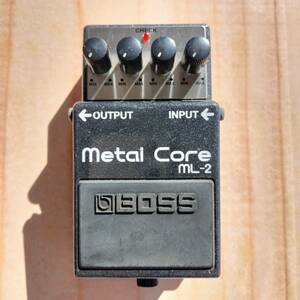 BOSS/Metal Core ML-2 ハイゲインディストーション　メタルコア ボス ※歪み,エフェクター,メタル,デスメタル,ラウド,パンク #SexySounds