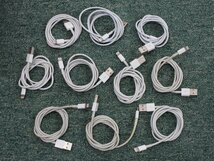 Apple Lightning to USB 充電ケーブル 通電確認 現状品 純正 10セット B50233_画像1