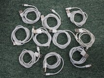 Apple Lightning to USB 充電ケーブル 通電確認 現状品 純正 10セット B50241_画像1