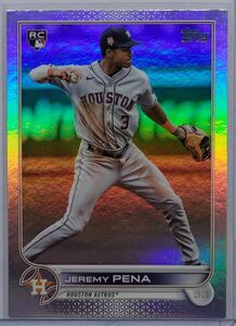 Jeremy Pena 2022 Topps Update Rainbow Foil US253 RC