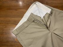 90s USA製 Dickies ディッキーズ 874 ワークパンツ W31 L31 カーキ TALON アメリカ製 チノ ビンテージ 古着 vintage ベージュ 希少 タロン_画像3