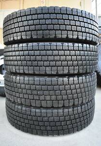 送料無料 225-80R17.5 BRIDGESTONE W910 W911 2018~2019 年製 4本 セット 残り溝13mm以上