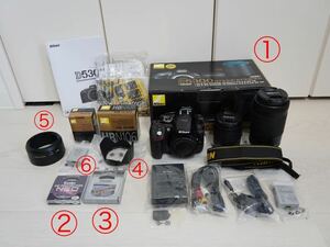 NIKON D5300 ダブルズームキット（ブラック）+その他5点セット