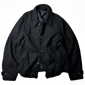 ウール縮絨 ブルゾン コムデギャルソンオム HOMME 04AW 2004AW ジャケット コート UNDERCOVER JONIO ジョニオ AFFA 94AW 1994AW ジップ