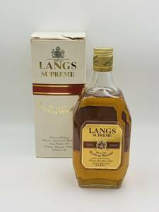 [未開栓] 古酒 レア ラングス シュプリーム LANGS SUPREME スコッチ ウイスキー 750ml 箱付き