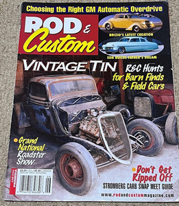 洋書 rod&custom 2006年 6月号 ロッド＆カスタム アメ車 ホットロッド ラットロッド ストリートロッド レストモッド レッドスレッド