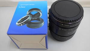 ●BA32 ★ KERNEL MACRO EXTENSION TUBE SET MET-EOS AF ★ おそらく未使用品