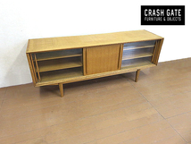 モデルルーム展示品 CRASHGATE/クラッシュゲート NOR/ノル「STOCKII SIDEBOARD 1800」 タモ材サイドボード　北欧スタイル　リビングボード_画像1