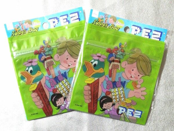 PEZ 　ジップバッグ　7pieces × 2　ダイソー　希少