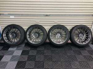 エンケイ RS05RR 18インチ 8.5J+35 PCD120 5H ミシュラン PilotSport4S 225/40R18 BMW【中古美品】