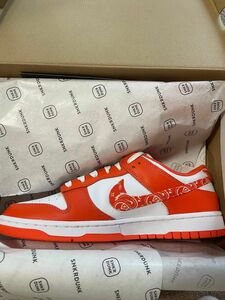 Nike WMNS Dunk Low ESS Orange Paisley ナイキ ウィメンズ ダンク ロー オレンジペイズリー