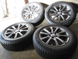 冬用set!! TRG (GM) (17x7+38 5H/114,3) バリ溝(ブリヂストン DM-V3) 225/60R17 アルファード ヴェルファイア デリカ D5 エクストレイル 他