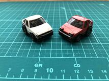 ちびっこチョロQ NO.60 スプリンター トレノ AE86 白/黒・赤/黒 ハチロク _画像1