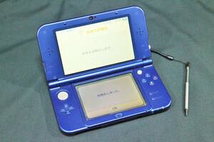 Newニンテンドー3DS LL メタリックブルー　動作確認・初期化済 青