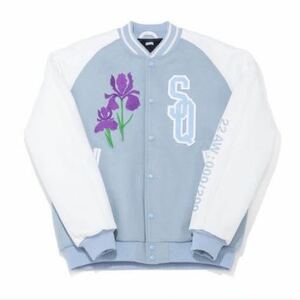 新品 未使用 SQ-22AW-JK-06 VARSITY JACKET SAX BLUE スタジャン ジャケット ブルゾン アウター sequel シークエル Fragment フラグメント