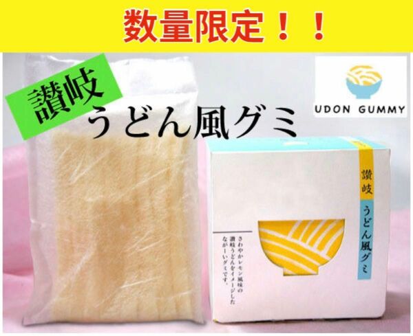 【数量限定】うどんグミ　1個　讃岐　うどん風グミ　香川　限定　人気　土産　テレビ　zip 入手困難