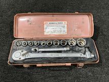 210●〇 TONE SOCKET WRENCH SET ソケットレンチセット No.800M / トネ アンティーク 〇●_画像1