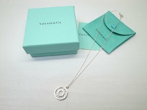 美品☆【TIFFANY＆Co.】ティファニー アトラス サークル ネックレス シルバー 925