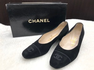 『★CHANEL シャネル パンプス ブラック ココマーク サイズ表記36（23㎝?）シューズ レディース 黒 』