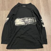 HA804 送料185円 adidas Y-3 ワイスリー GFX LS Tee 長袖Tシャツ ロンT sizeS black H44811 16C001 08/22 カットソー ヨウジヤマモト_画像4