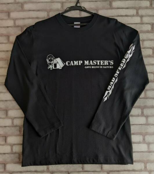 【MADSPEED】趣味Tシャツ ブラック キャンプ ソロキャンプ ゆるキャンプ グランピング キャンプコーデ キャンプギア アウトドア 長袖 XL
