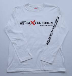 【MADSPEED】趣味Tシャツ アルヴェル ver ホワイト 長袖（アルファード ヴェルファイア AGH30W GGH30W AYH30W AGH20Wetc） Lサイズ 新品