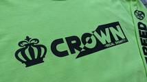 【MADSPEED】趣味Ｔシャツ 王冠 クラウン crown クラウンクロスオーバー クラウンスポーツ ver 長袖 ライムグリーン 新品 Lサイズ_画像4