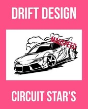 【MADSPEED】趣味Tシャツ ドリフト DRIFT ピンク 長袖 スープラ シルビア スカイライン ハチロク フェアレディＺ 180SX GRヤリス Lサイズ_画像2