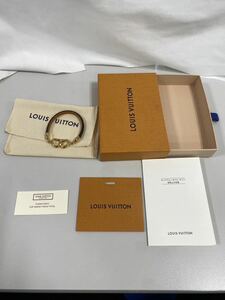 01K000 美品 LOUIS VUITTON ルイヴィトン ブラスレセイイエス 17 ハート アクセサリー モノグラム ブレスレット 箱付き