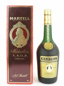 【未開栓】MARTELL マーテル VSOP MEDAILLON メダイヨン　ゴールドラベル　コニャック ブランデー　700ml 40％　古酒