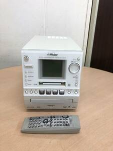 【保管品S5350】Victor ビクター システムコンポ　CA-UXGM70-W 本体とリモコン