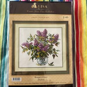 ALISA クロスステッチキット　Bouquet of Lilacs