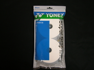 YONEX（ヨネックス）グリップテープ (ウェット) 30本（白）　 