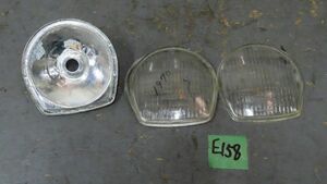 E158【S】TS90　ハスラー90　純正ヘッドライトセット　レンズ2個付き