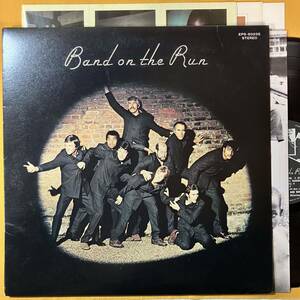 01H 美盤 ポスター付き ポール・マッカートニー&ウイングス Paul McCartney Wings / バンド・オン・ザ・ラン Band On The Run EPS-80235 LP