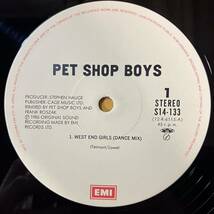 【SALE】1H 美盤 帯付き ペット・ショップ・ボーイズ Pet Shop Boys / ウエスト・エンド・ガールズ West End Girls S14-133 LP レコード_画像2