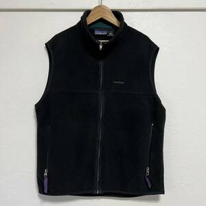 90s 00s Patagonia フリースベスト ブラック M MADE IN USA