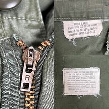 60s US ARMY ジャングルファティーグパンツ LARGE-SHORT_画像10