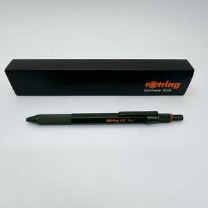 rotring ロットリング600 3in1 シャーペン ボールペン黒/赤 (I0389)