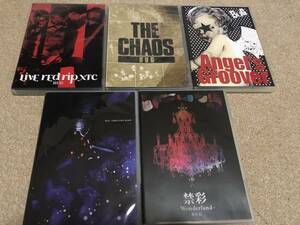 BUG|DVD5 шт. комплект,D'ERLANGER,Valentine D.C.,GUNIW TOOLS,AGE OF PUNK,VEZ,DIE IN CREIS