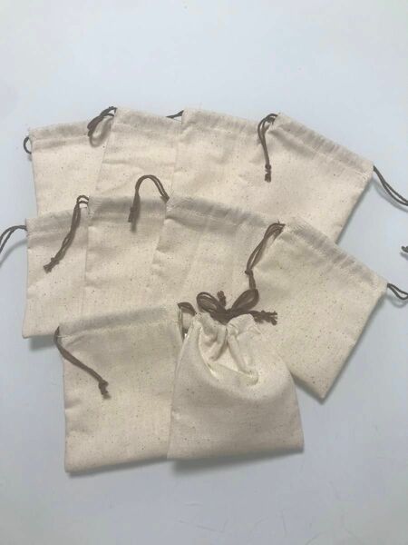 10枚　ミニ巾着　アクセサリー保存袋　ノベルティ　プレゼント　ラッピング