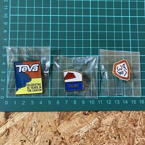 TEVA テバ ピンバッジ ピンズ 3個セット PIN BADGES PINS 35th 35周年 35 YEARS