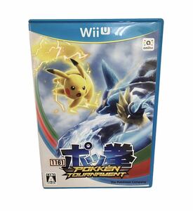 527 中古品　WiiUソフト ポッ拳 POKKEN TOURNAMENT (amiiboカード ダークミュウツー付き)　ポケットモンスター ポケモン